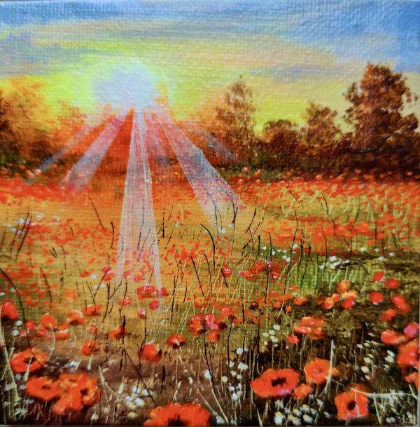 - Acrylic on Canvas, Painting by Liz Newbery, measuring 10 x 10 cm (H x W) £48